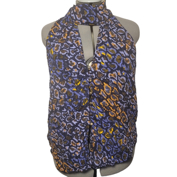 Anthro Sleeveless halter tank B2 - Picture 2 of 7